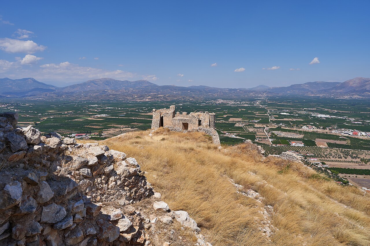 The Larissa castle on the hill above Argos