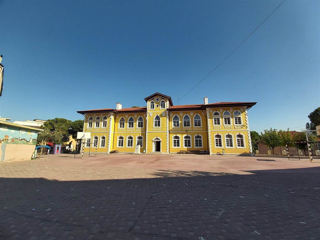 A restored Ottoman-era building in the weaving town of Buldan