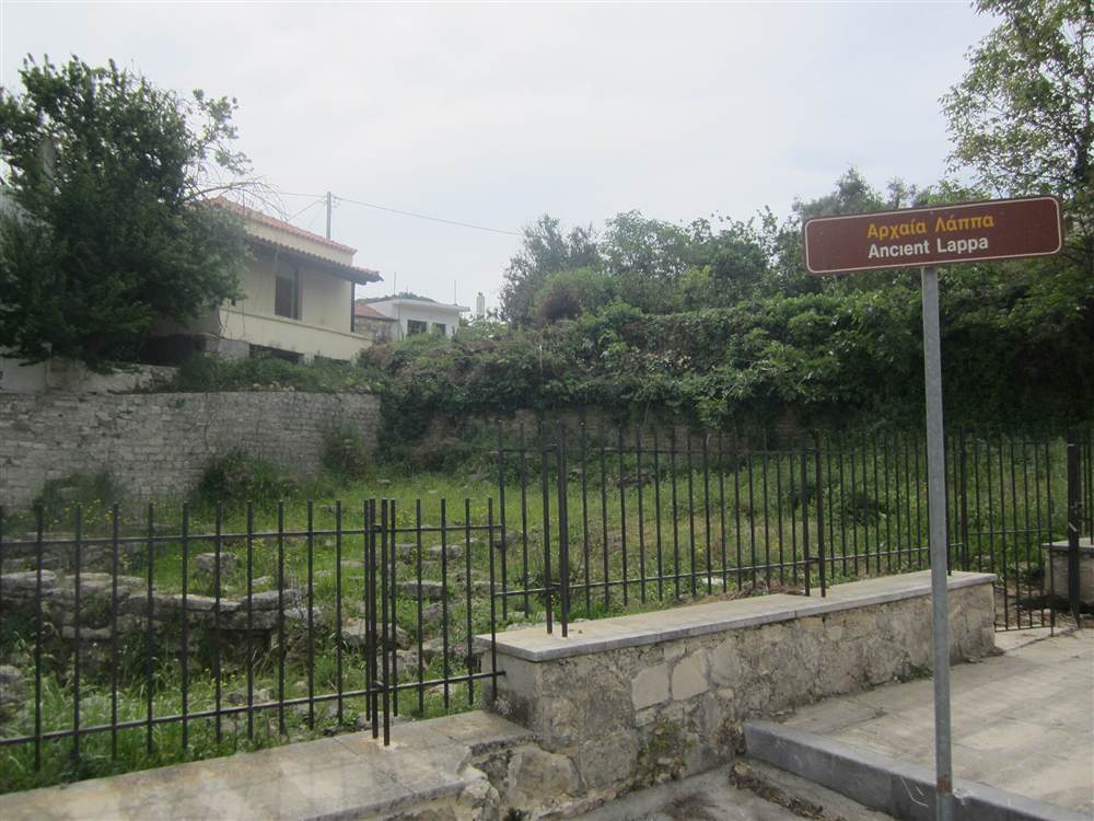 The ruins of the ancient Roman city of Lappa at Argyroupoli in the Rethymno region of Crete