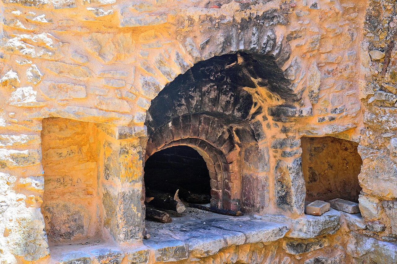 The abandoned cliff village of Anavatos in the mountains of Chios