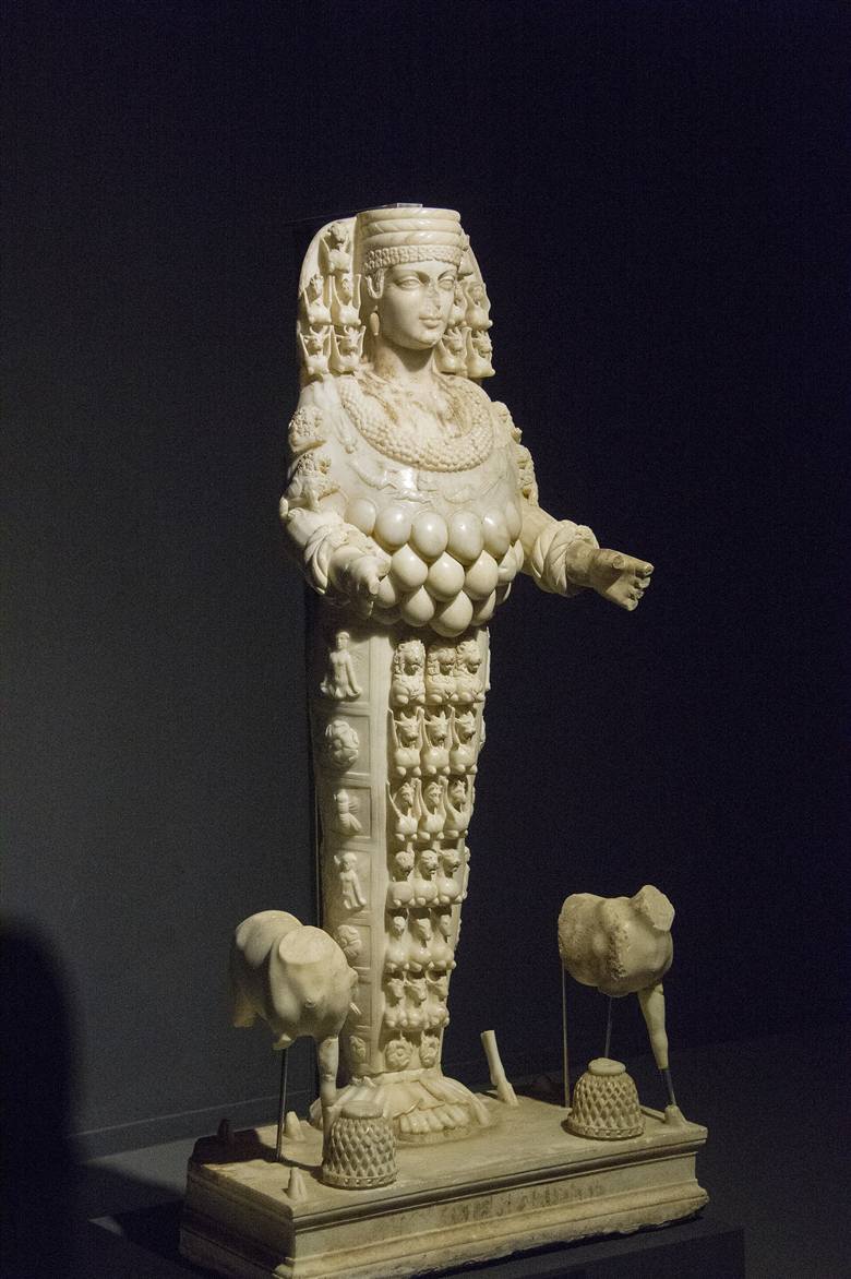 The Beautiful Artemis statue found at the Prytaneion, in the Ephesus Museum