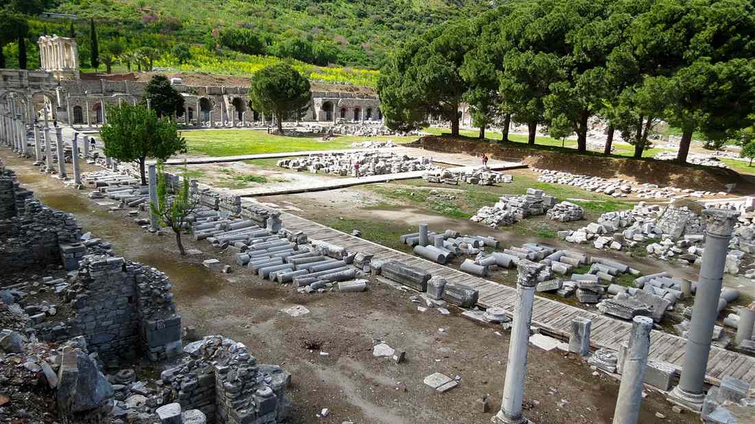 The Commercial Agora of Ephesus behind the Gate of Mazeus and Mithridates