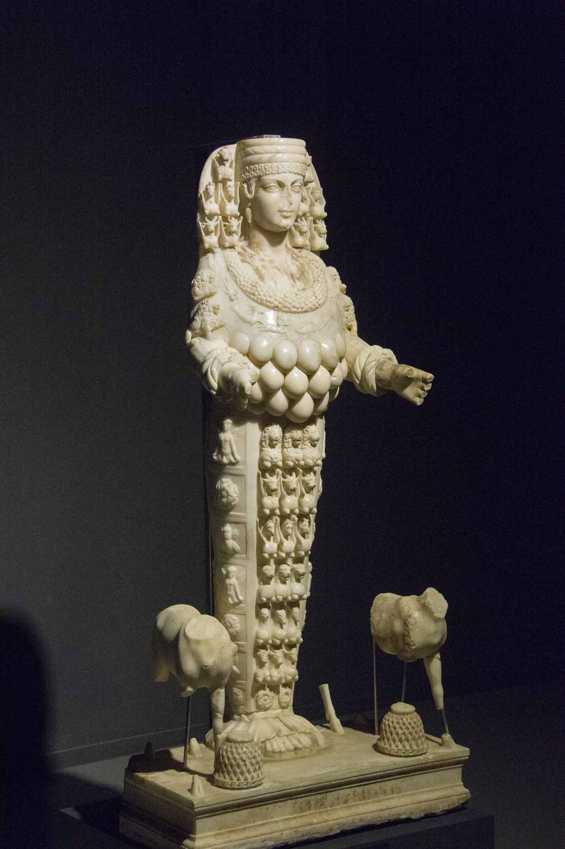 The Beautiful Artemis statue in the Ephesus Archaeological Museum, Selcuk