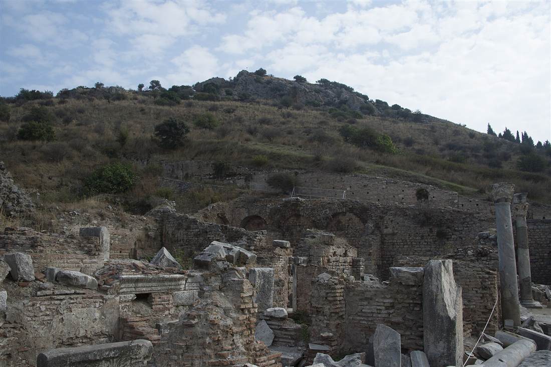 The Scholastica Baths beside the brothel of Ephesus below Bulbul Dagi