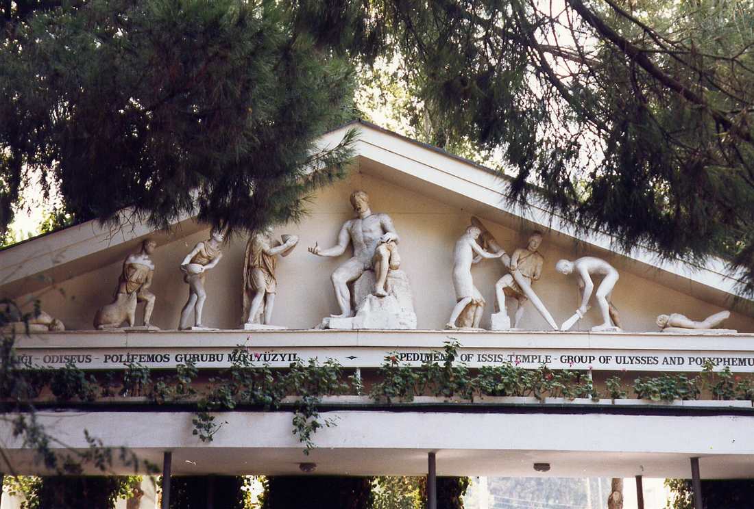 The Ulysses and Polyphemus statue group associated with the Pollio Fountain, Ephesus Museum