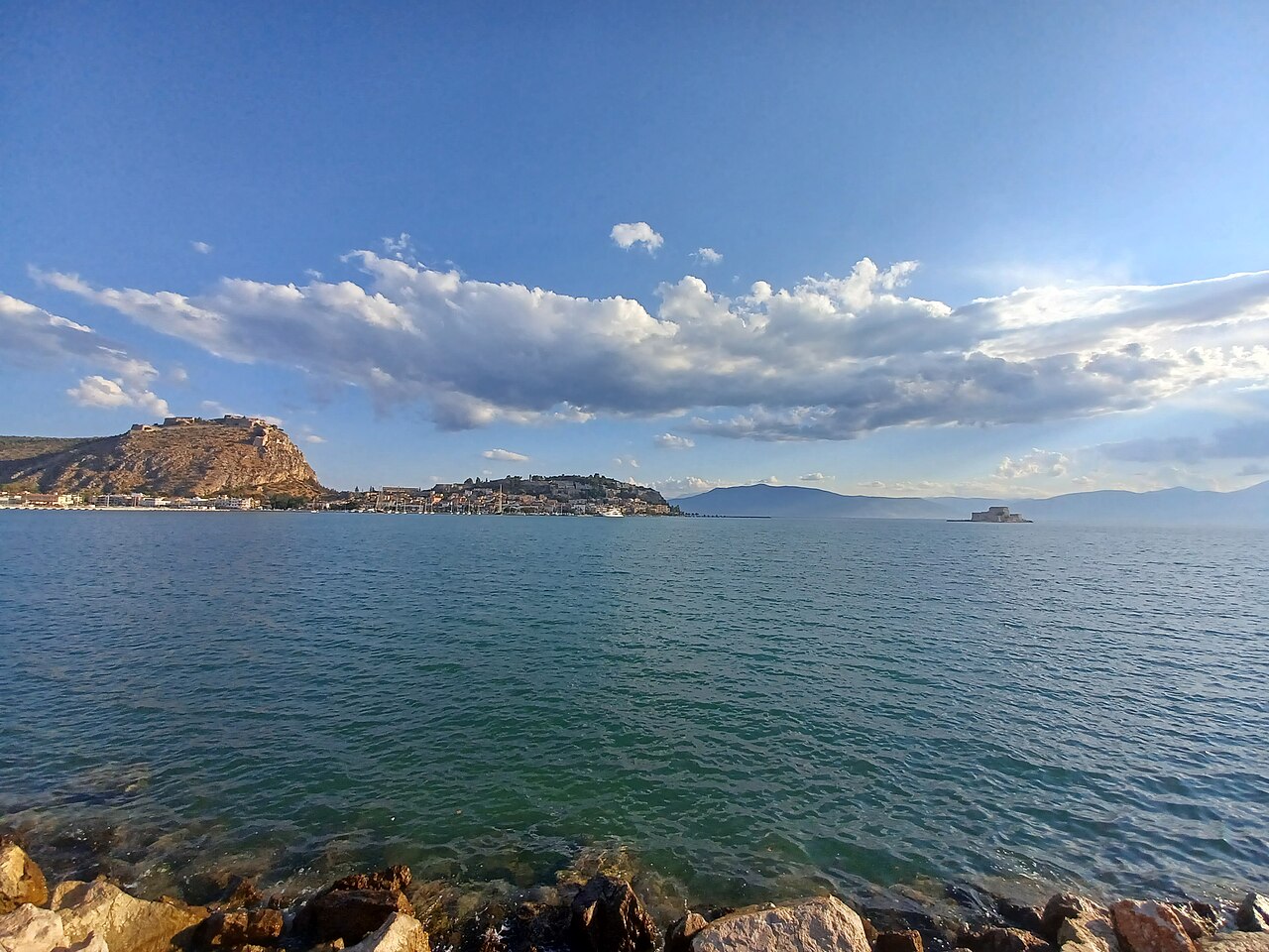 The town of Nafplio, about two hours from Athens