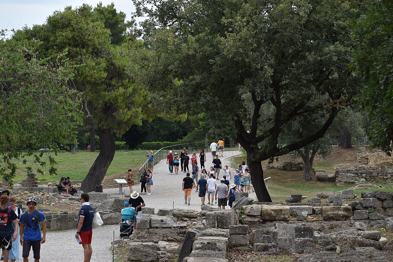 The ruins of Ancient Olympia, well worth visiting for their history and setting