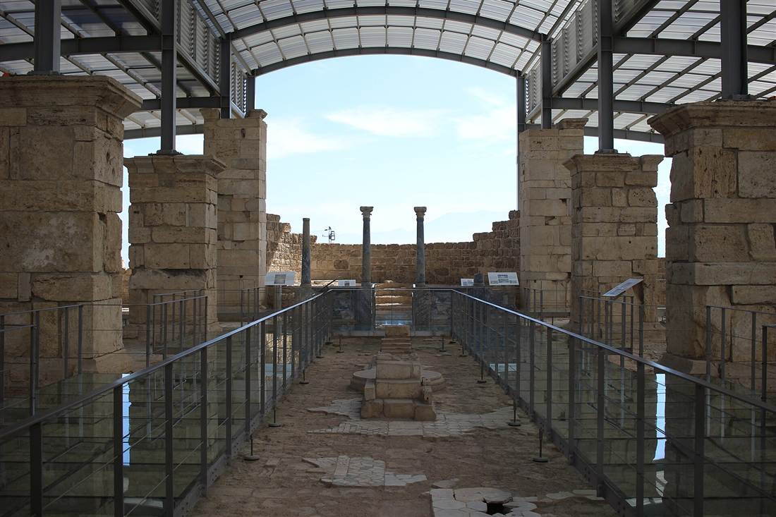 The excavated early Christian church of Laodicea, one of the Seven Churches of Revelation