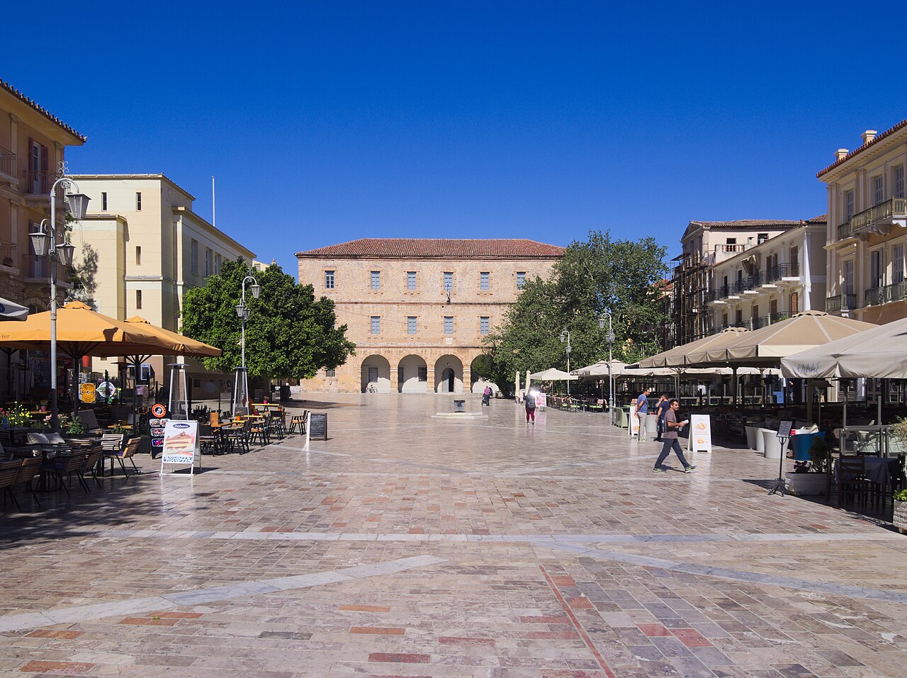 Syntagma Square in the old town of Nafplio