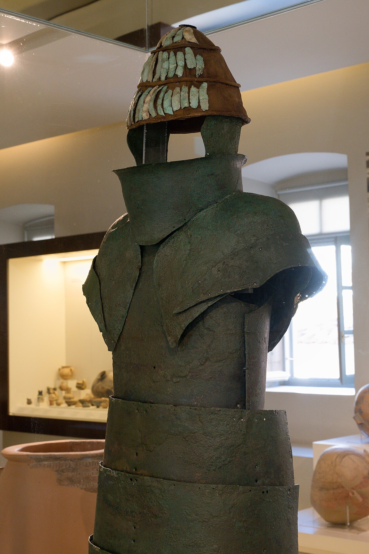 The Dendra bronze armour in the Archaeological Museum of Nafplio