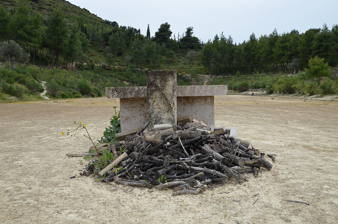The ancient stadium of Nemea where the Nemean Games were held