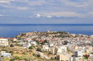 The Venetian Fortezza above Rethymno old town, a day trip from Chania