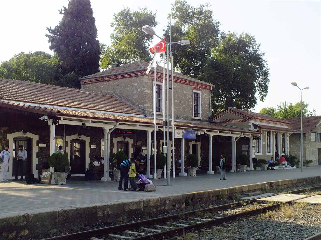 Selcuk railway station, the rail gateway to Ephesus
