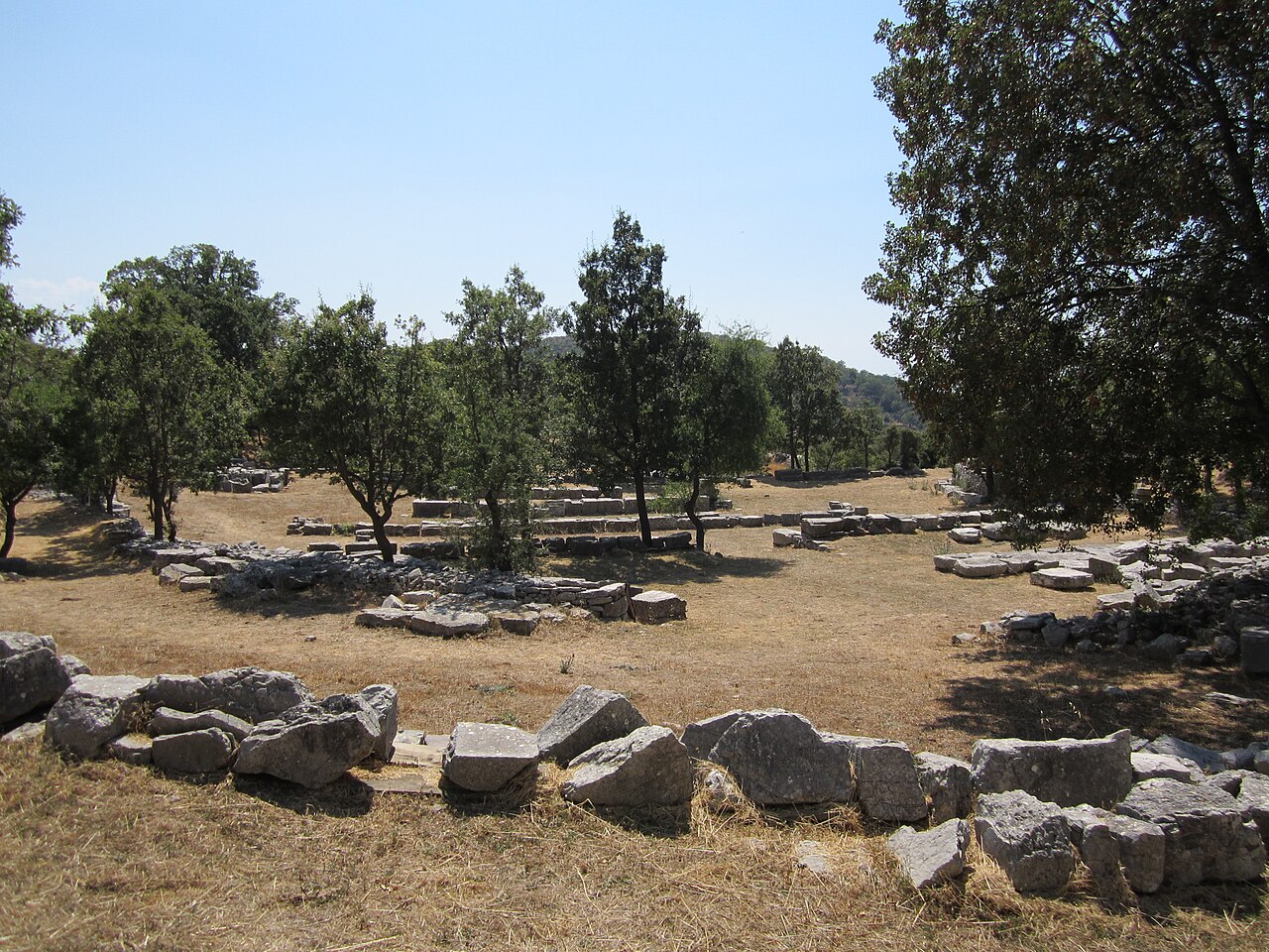 The Temple of Apollo Epicurius at Bassae, high in the mountains of Arcadia