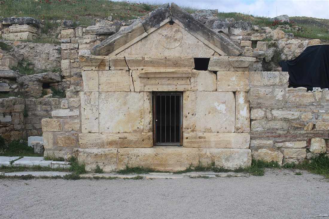 The tomb of the apostle Philip beside the martyrium at Hierapolis