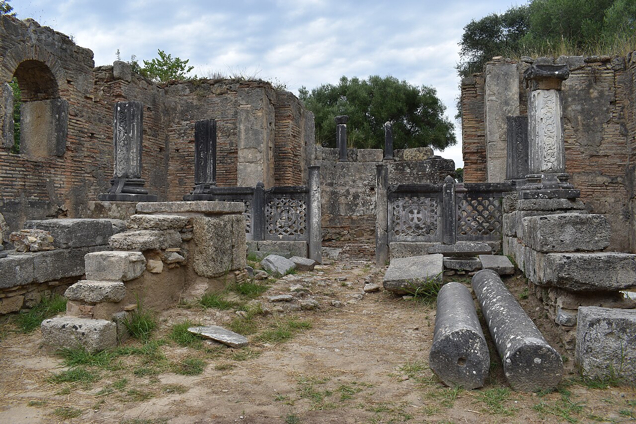 The Workshop of Pheidias at Ancient Olympia, where the Statue of Zeus was made and later a Christian basilica