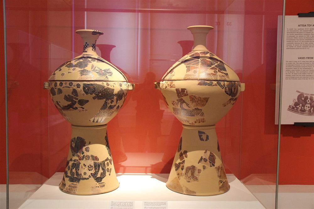 Attic black-figure painted kraters from ancient Athens, the vase-painting tradition behind an Athens painting class