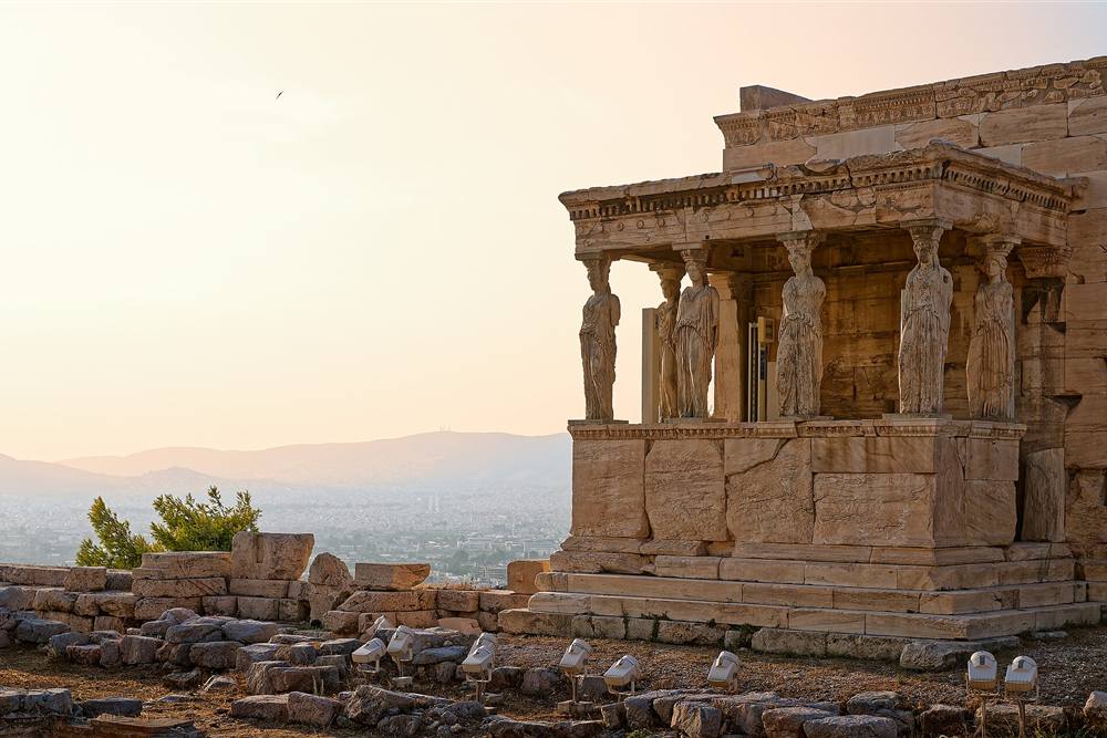 The Erechtheion on the Acropolis, the stop every Athens shore excursion is built around