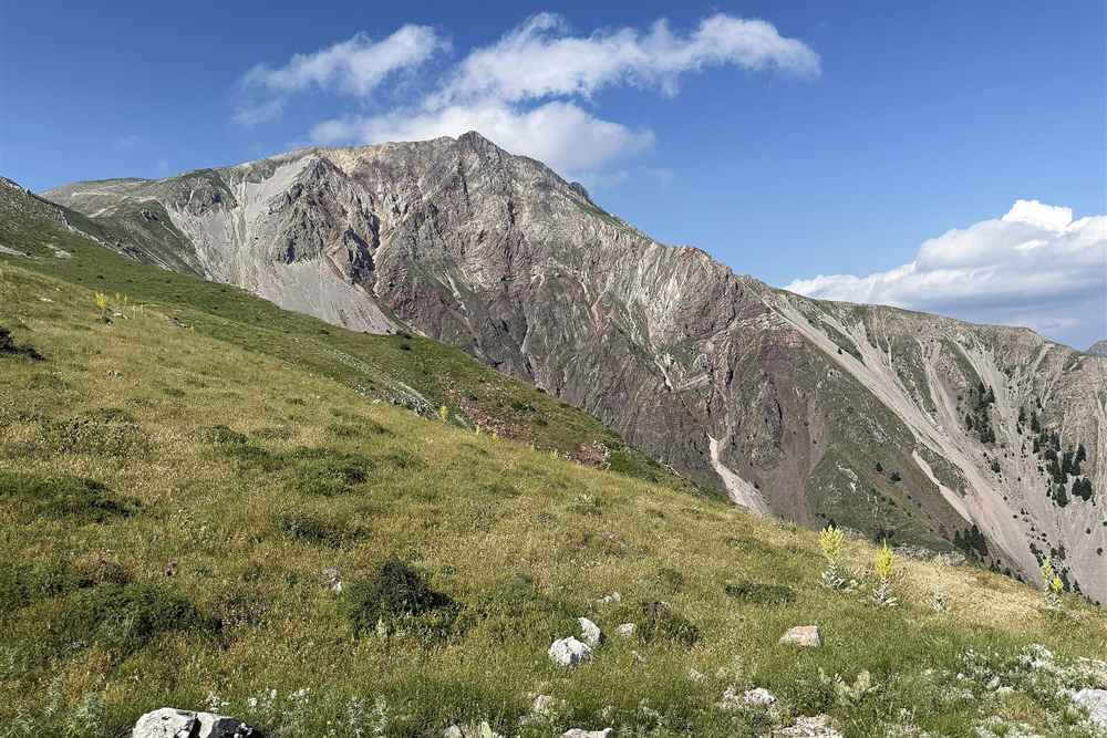 The summit ridge of Tymfristos above Karpenisi in Evrytania