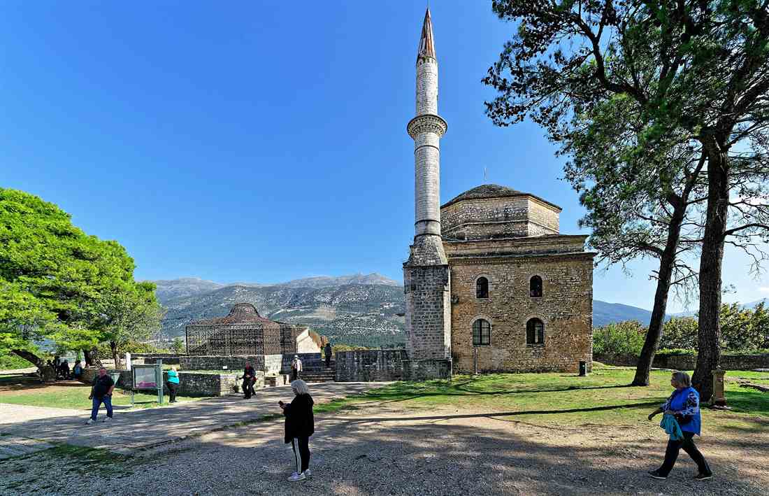 The Fethiye Mosque in the Its Kale citadel above Ioannina by Lake Pamvotida, reached by airport transfers from Ioannina Airport