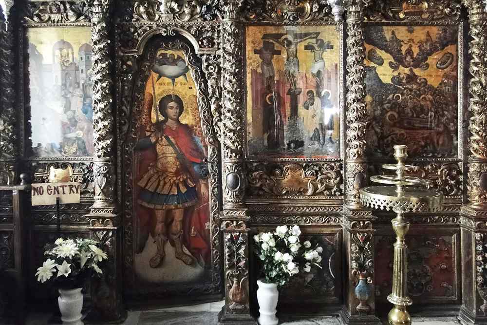 The Panagia Tourliani monastery at Ano Mera on Mykonos
