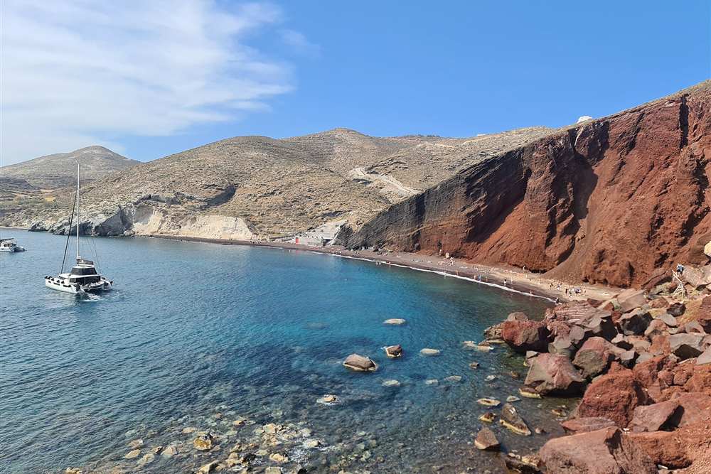 Red Beach near Akrotiri on Santorini