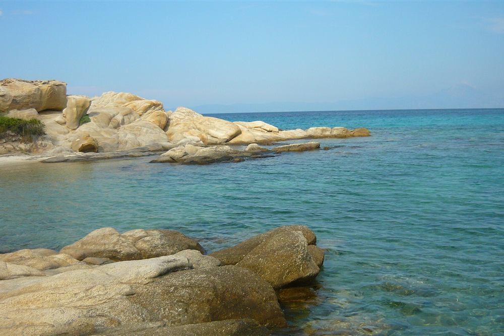 Karidi beach at Vourvourou on the Sithonia coast