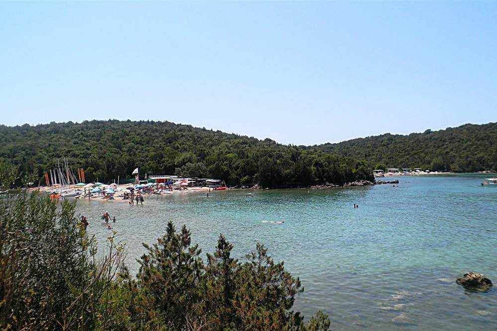 Sivota harbour in Thesprotia, where the local Blue Lagoon boats moor