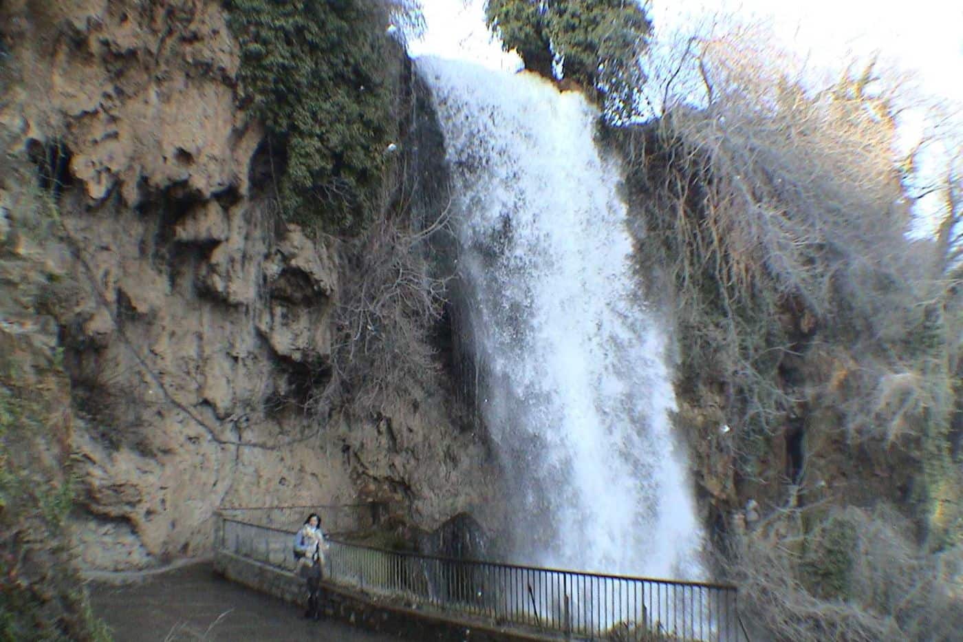 Edessa tours start at the Karanos waterfall, which drops over the cliff of the town of Edessa