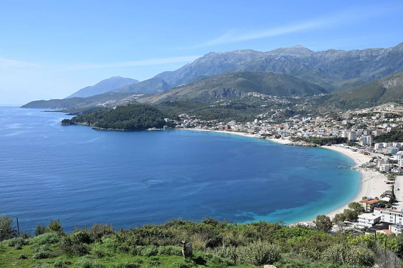 Himara tours start from the bay of Himara on the Albanian Riviera, below the Ceraunian Mountains
