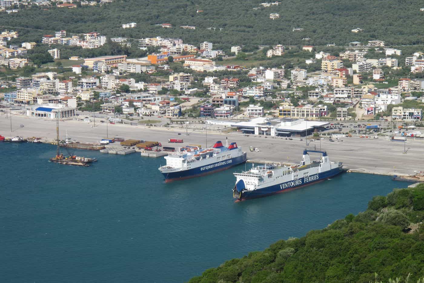 Igoumenitsa port transfers meet the ferries at the new port of Igoumenitsa