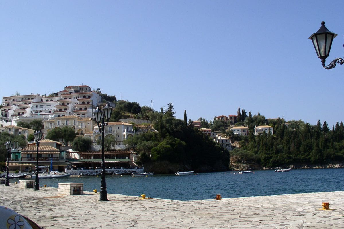 Syvota harbour, a drop-off point for Igoumenitsa port transfers