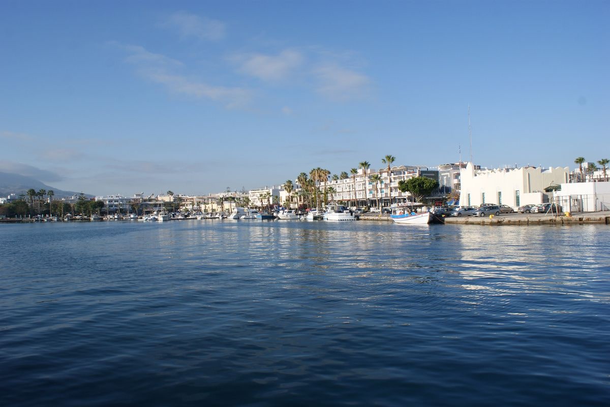 Kos pirate cruise departure point in the harbour of Kos town