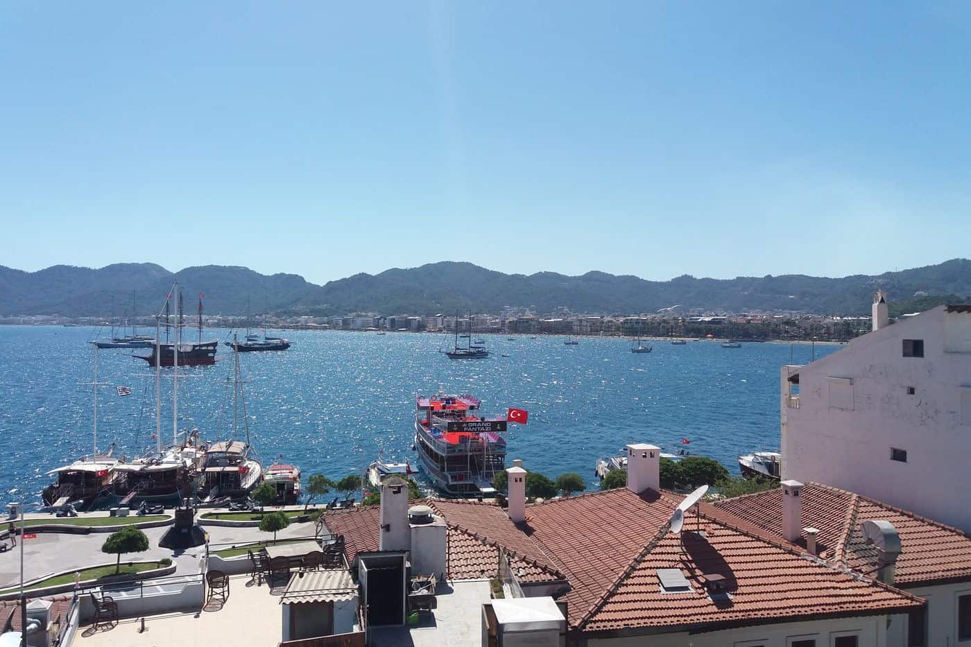 Marmaris tours start from the harbour of Marmaris on its wide, mountain-ringed bay